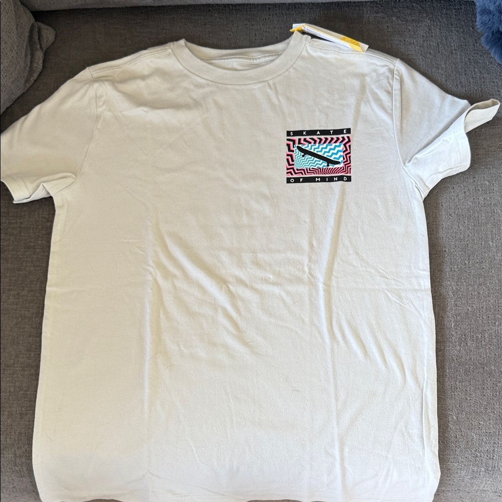 Boys light Grey Graphic T-Shirt